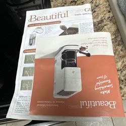 Beautiful grind and brew coffee pot