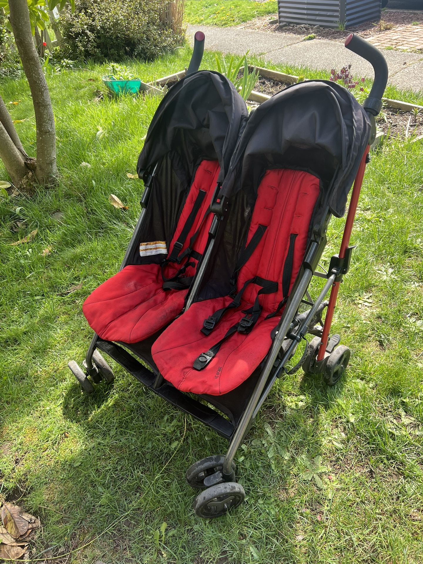 Fold Up Double Stroller