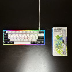 Custom 60% Keyboard + Brand New Coiled Cable