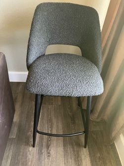 Grey bar stool