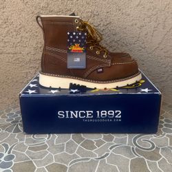 WORK BOOTS THOROGOOD STEEL TOE SIZE 8.5 MENS 