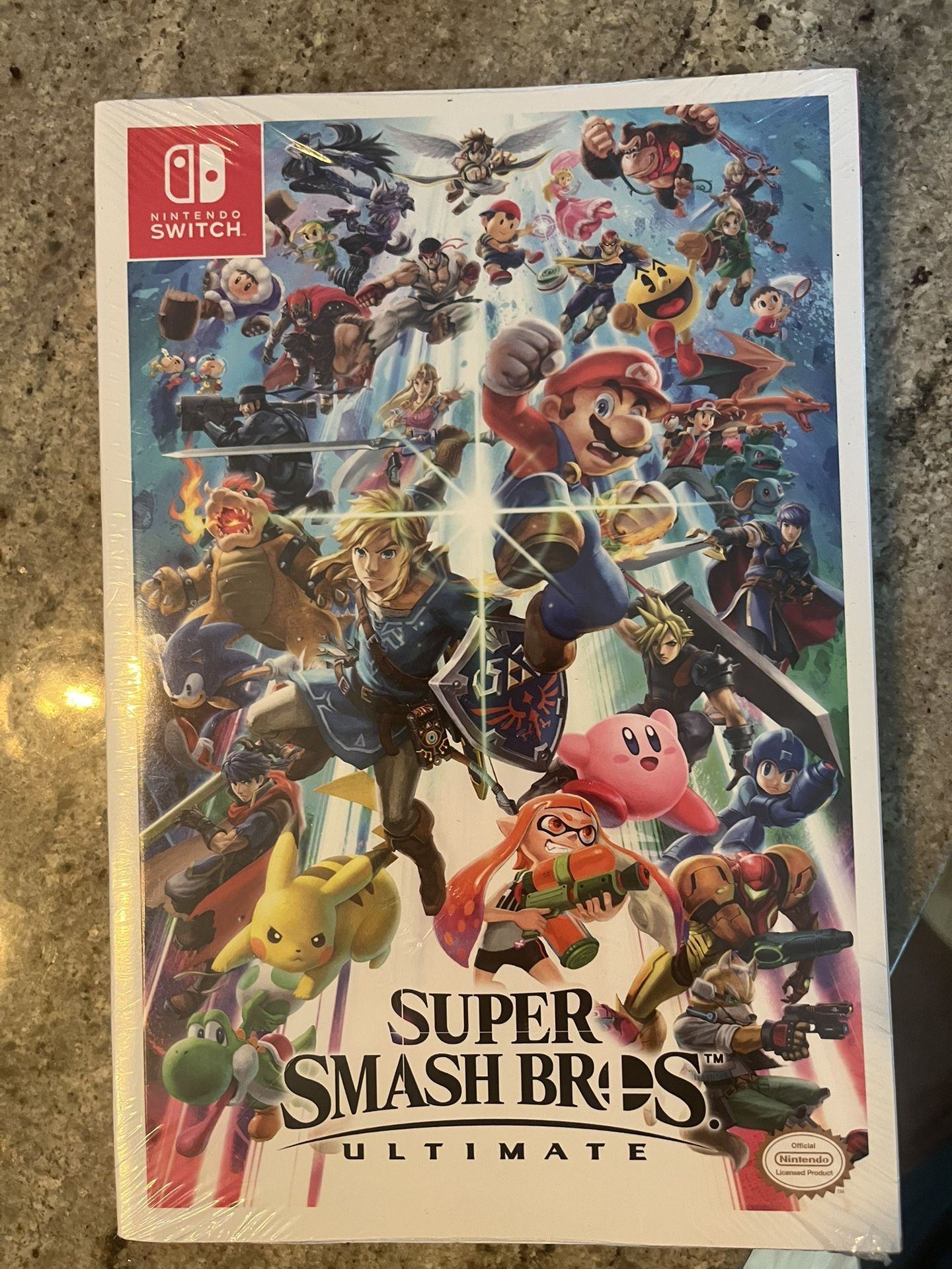Guide Not game!!! Sealed Super Smash Bros. Ultimate Official Guide Prima Games (Nintendo Switch 2018)