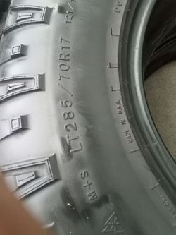 LT285/70R17 M+S All-Terrain Tire