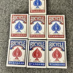 Bicycle Playing Cards - Poker Size, [Colors May Vary: Red, Blue or Black]