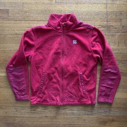 Chick Fil A Fleece Staff Employee Full Zip Jacket Medium