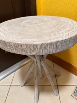 Wood Accent Twig Table.Kendall