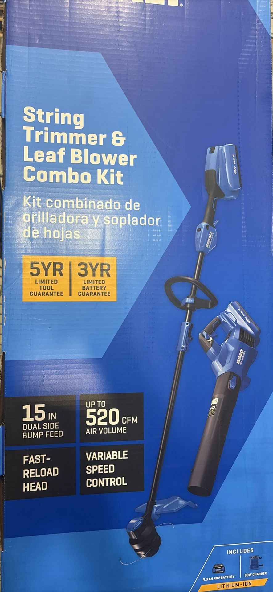 Kobalt String Trimmer and Leaf Blower