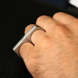 LUXURY double RING , FOR MEN size 12