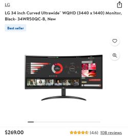 LG Ultrawide  Computer Monitor