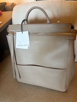 Mina Baie Harper Leather Backpack