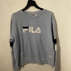 Last Chance Fila Light Blue Sweatshirt 