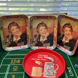 Coke Advertising Trays