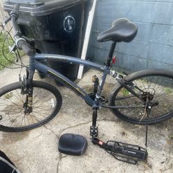 Ozone (contact info removed) Black Cannon Cruiser Bike- carbon blue