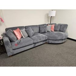 Corduroy Sectional Sofa // Limited Time Offer
