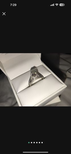 14k Engagement Ring With Band ( Diamond Ring)