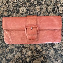 HOBO Vintage Pink Clutch Purse 
