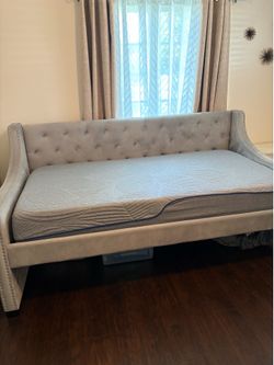 ✨Elegant Grey Bed Frame ✨