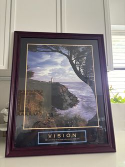 Vision Motivational Framed Poster