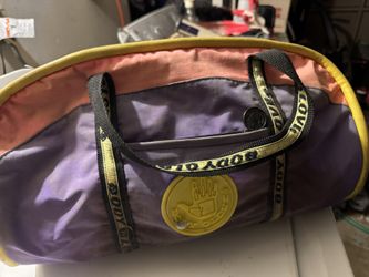 Vintage 90s Body Glove Neon Duffel Bag - Pink/Purple/Yellow - Surf Gym Ba