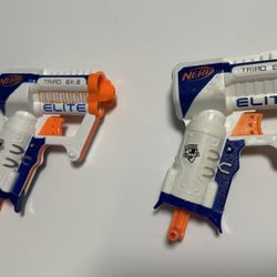 nerf - elite Ex-3 combo 2 toy guns