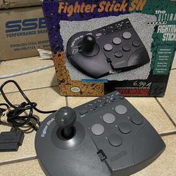 Super Nintendo Fighter Stick  (SNES)  Street Fighter/Final Fight!