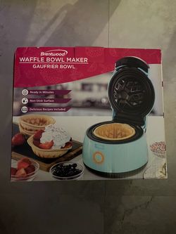 Brentwood Waffle Bowl Maker