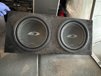 Alpine subwoofers 10inch with box