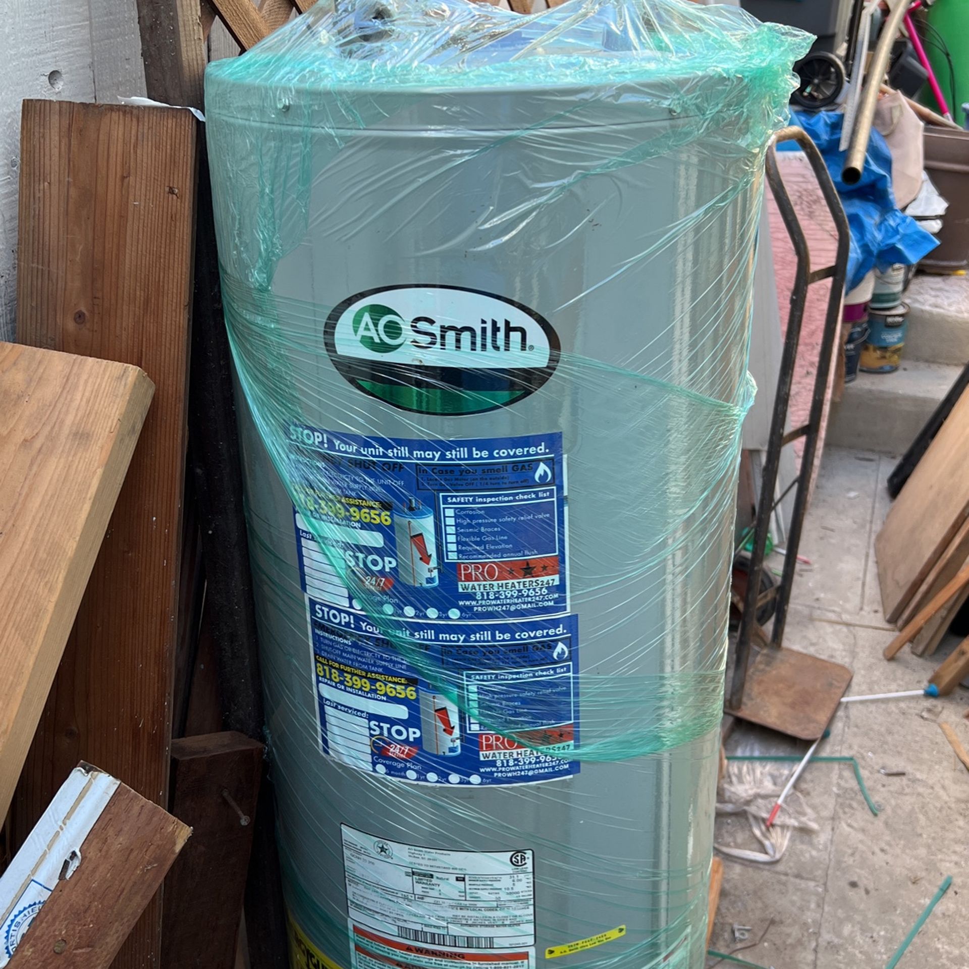 Gas Hot Water Heater 30 Gallon AO Smith