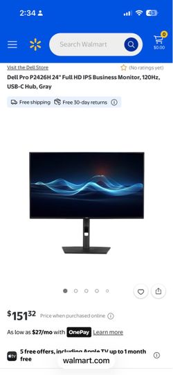 Dell 24” monitor