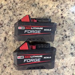 M18 18V Lithium-Ion REDLITHIUM FORGE 6.0 Ah Battery 2 Pack