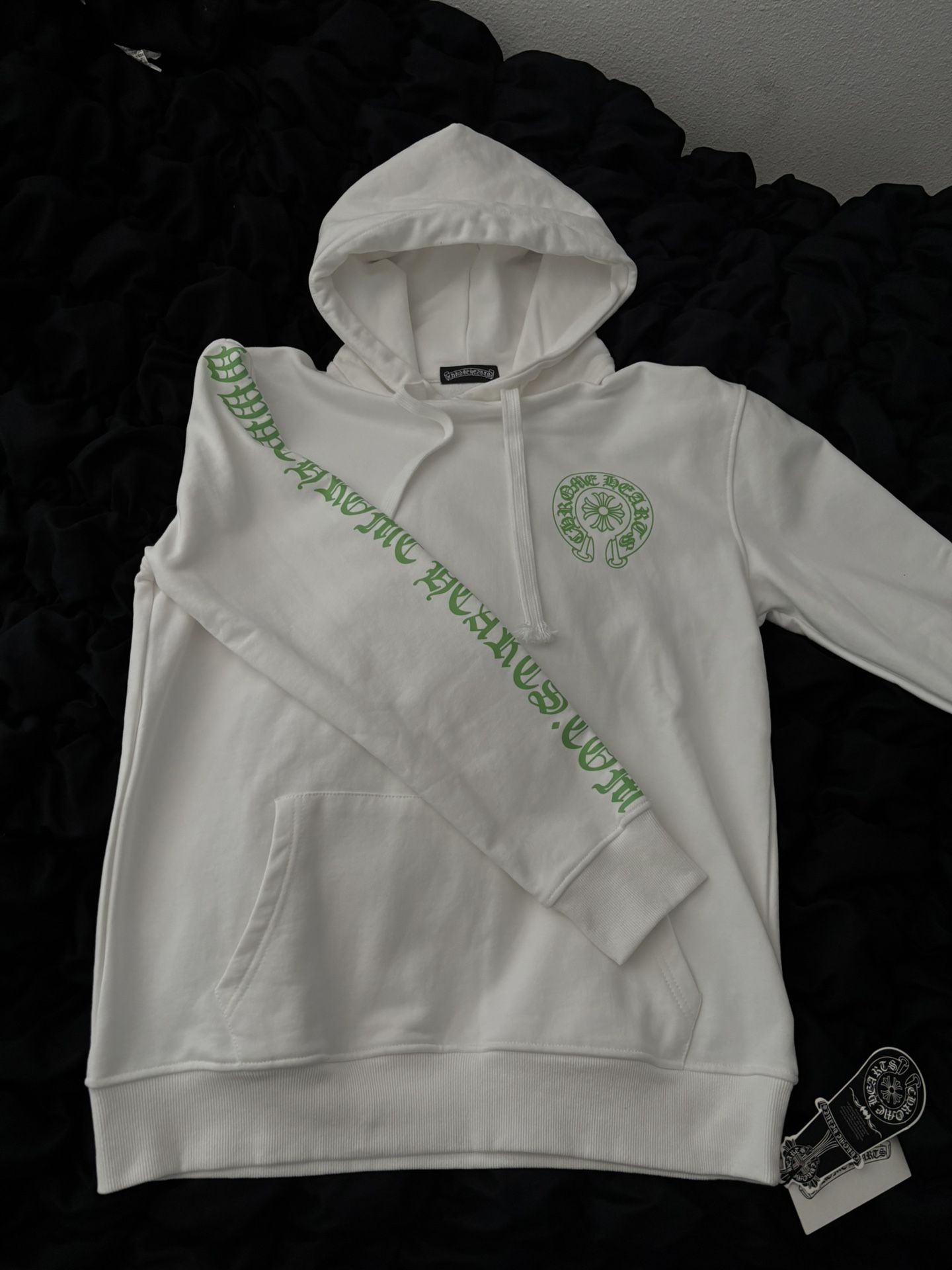 Chrome Heart Hoodie With White And Green