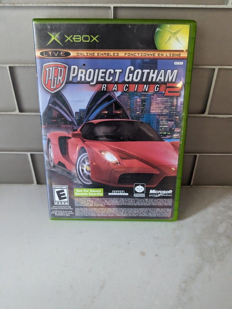 Project Gotham Racing 2 and Xbox Live Arcade for Xbox Original