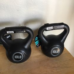 NEW 10LB KETTLEBELLS 2 For $25