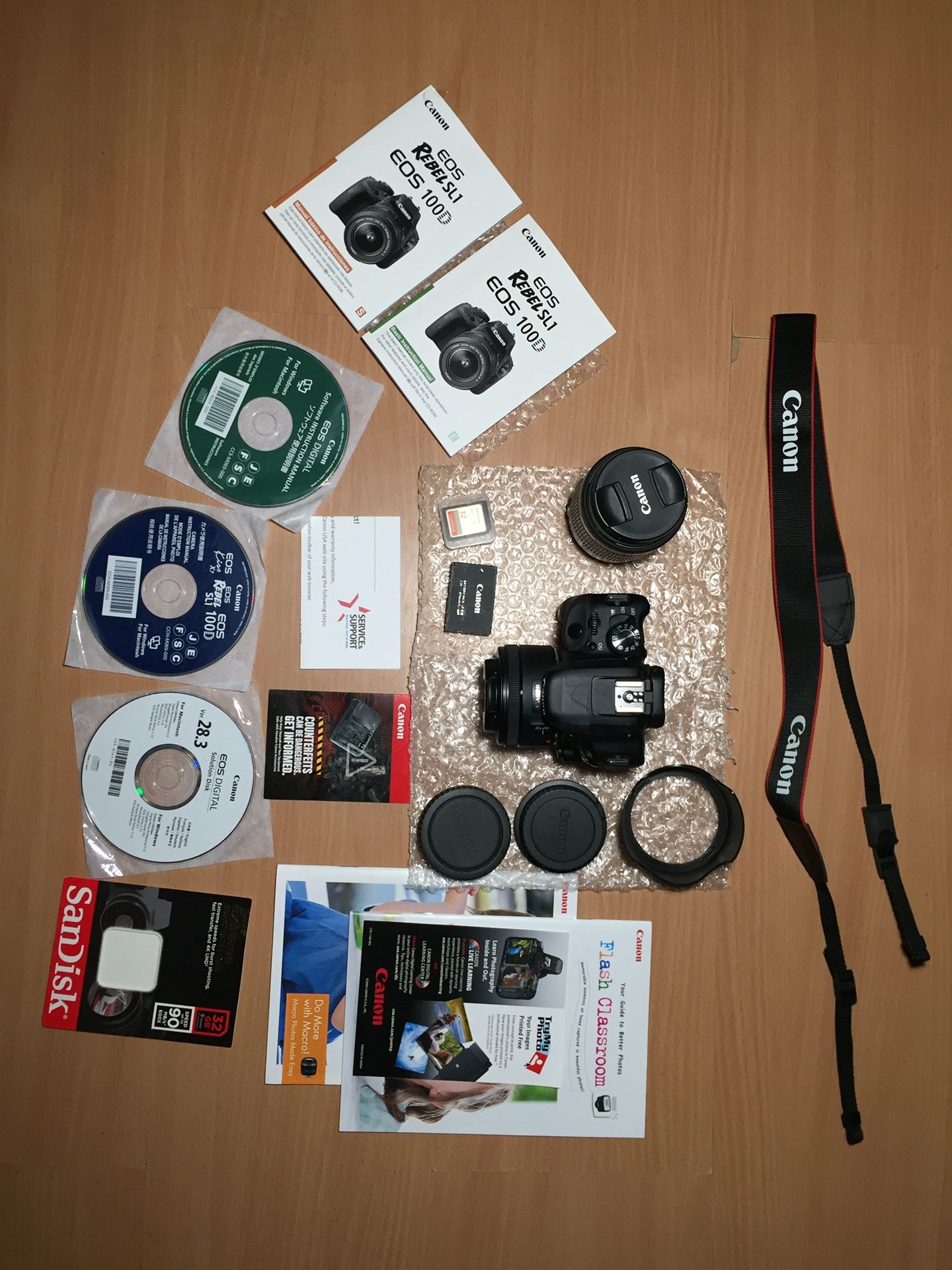 CANON EOS Rebel SL1 Kit (2 Lens and Rode Microphone)