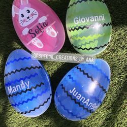 Personalized Jumbo Easter Eggs 🥚😊 