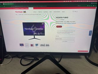 ViewSonic 24” 180Hz Gaming Monitor — Open Box