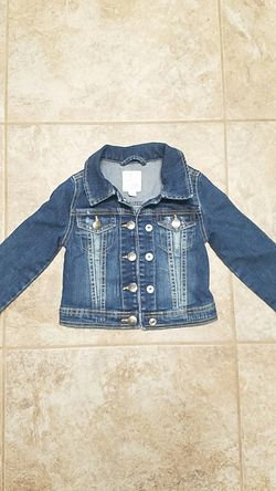 Denim girls size XS 4 children's place name brand jean denim jacket