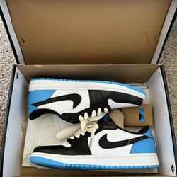 Jordan 1 Low Powder Blue Shoes