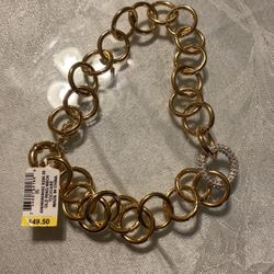 Gold Ring Necklace