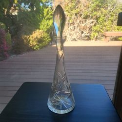 Vintage Glass Decanter with stopper