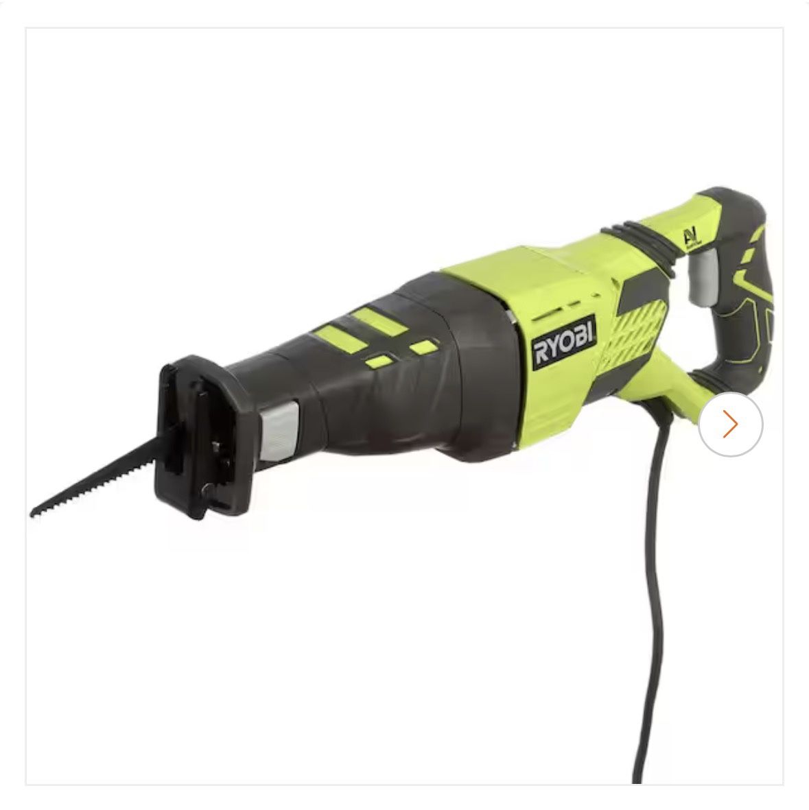 NEW IN BOX RYOBI 12 Amp Corded Reciprocating Saw