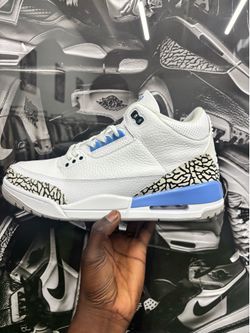 Retro 3 UNC Blue