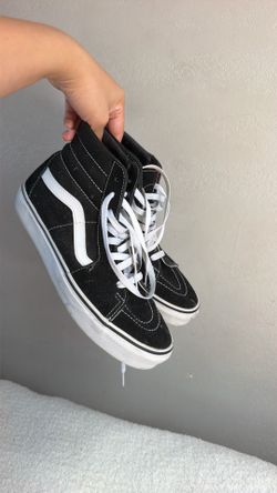 Old SKool HiTop Vans Black Womens Size 10
