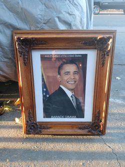 Barack Obama Framed Portrait Photo