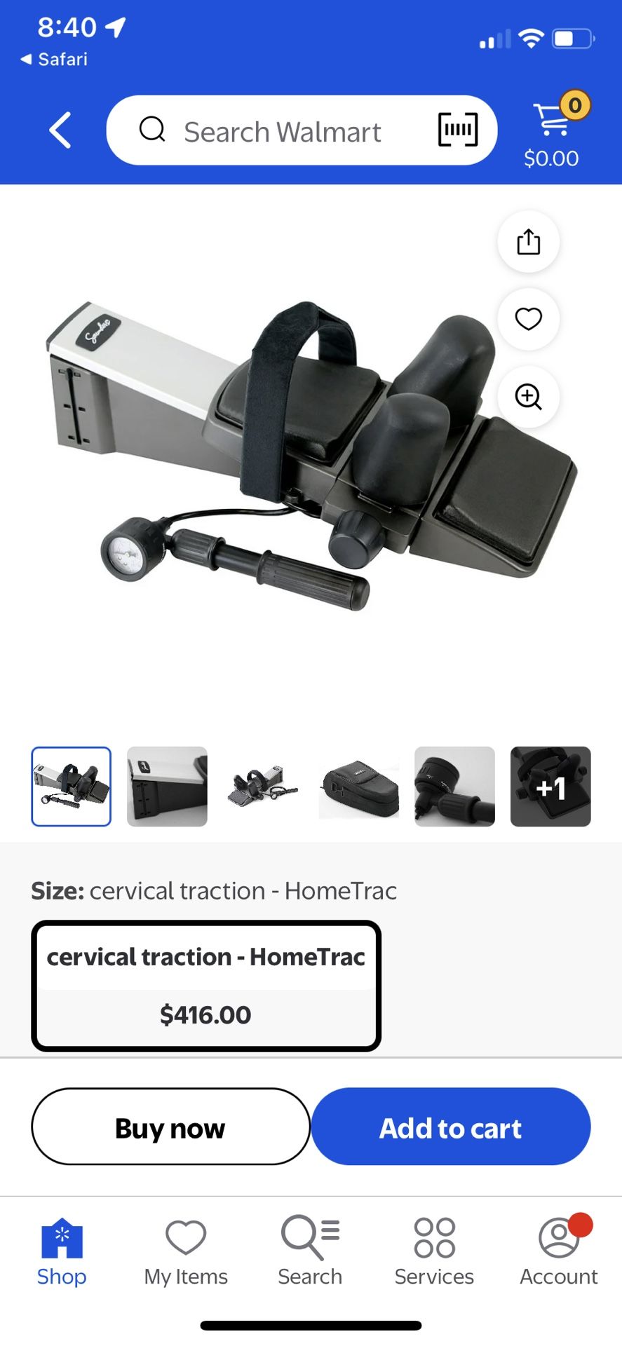 Saunders Cervical Traction Neck Carrying Case