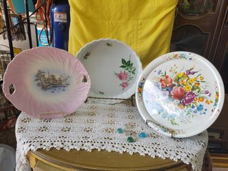 THREE VINTAGE PLATES