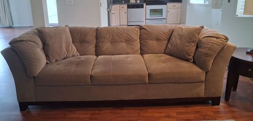 Big sofa , ten suede