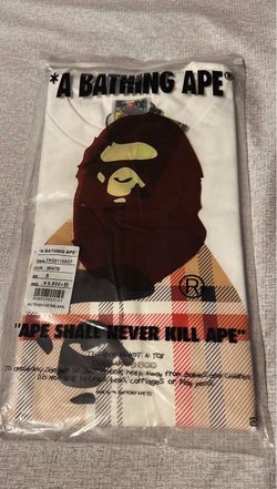 A bathing ape white shirt