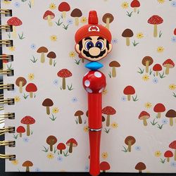 Mario Bros Beaded Pen 