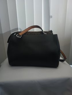 Calvin Klein Two-tone Signature Bag